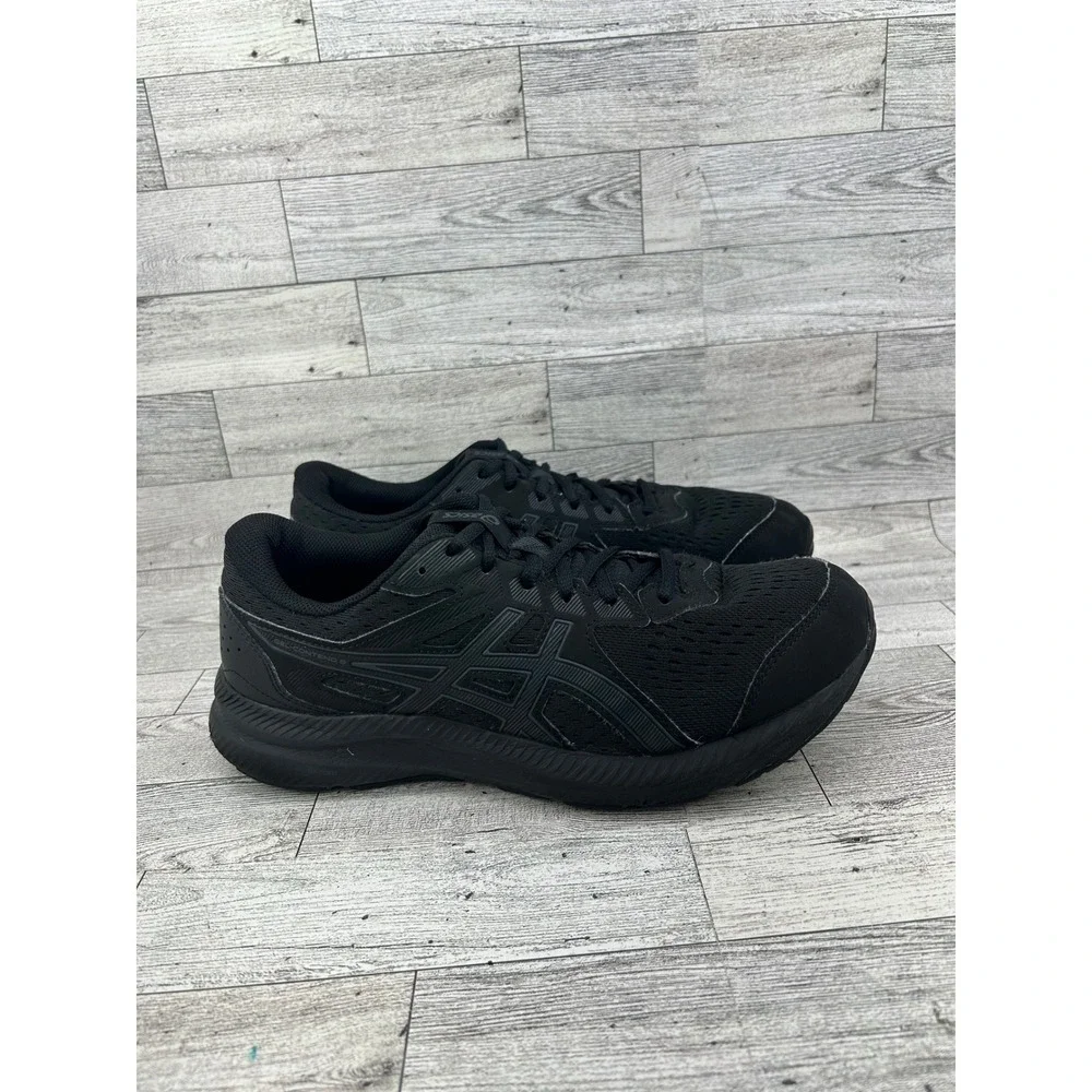 ASICS‎ Gel Contend 8 Black Running Shoes Athletic Sneakers Men's Size 8.5